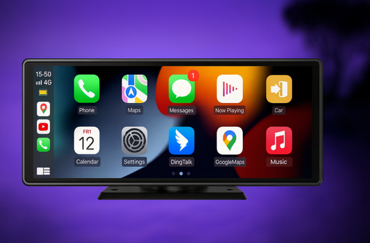 Rejestrator Samochodowy 4K z CarPlay i Android Auto